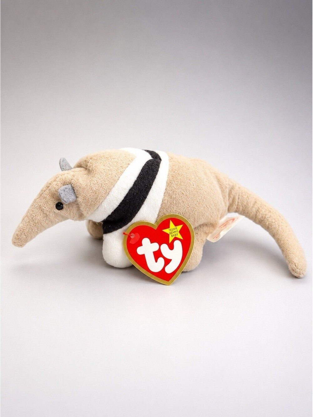 NWT Ty 1993 Antsy The Anteater Teenie Beanie Baby, 7x1.5” FREE SHIPPING